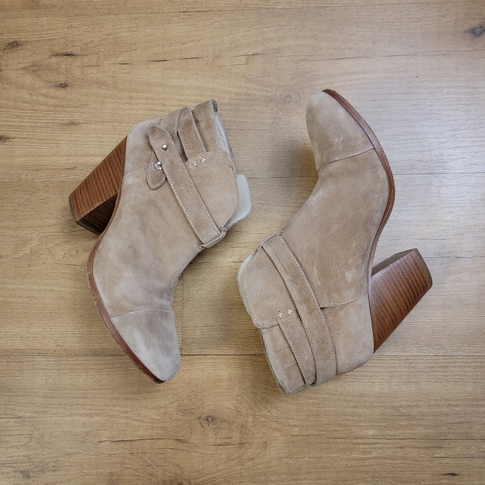 rag & bone Harrow Suede Ankle Booties - Picture 3 of 10